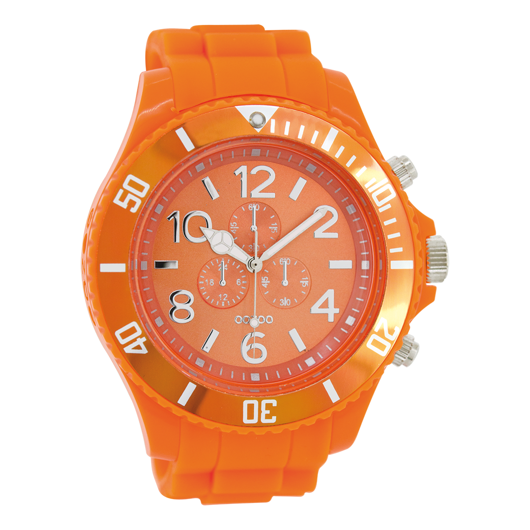 OOZOO Silicone C4826 fluo orange watch fluo orange strap