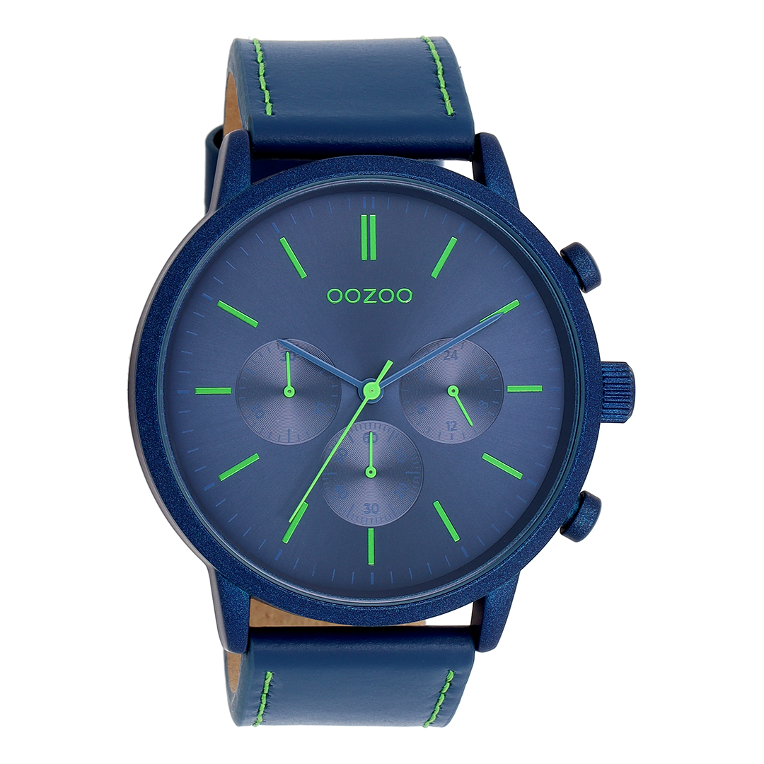 Oozoo design watch genuine leather sale