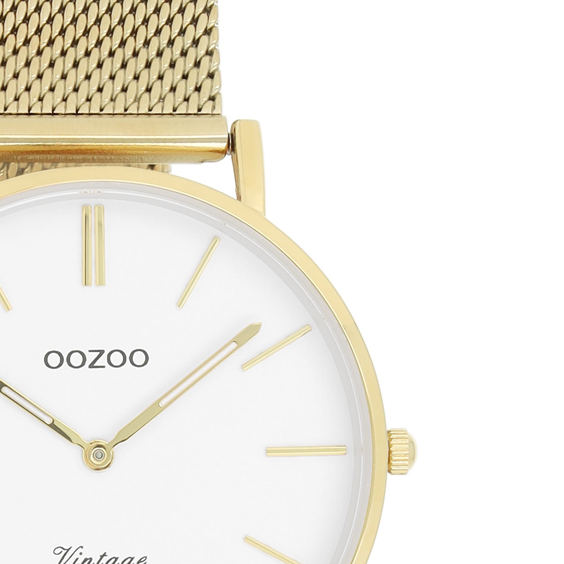 OOZOO & coloured Classics Vintage strap watch gold C9910